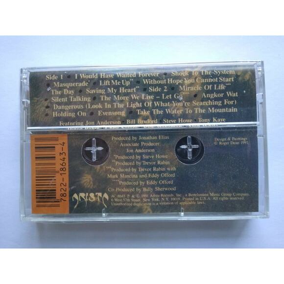 Yes Union Cassette Tape 1991 Progressive Art Rock Album Hype Sticker SEALED - Picture 2 of 5